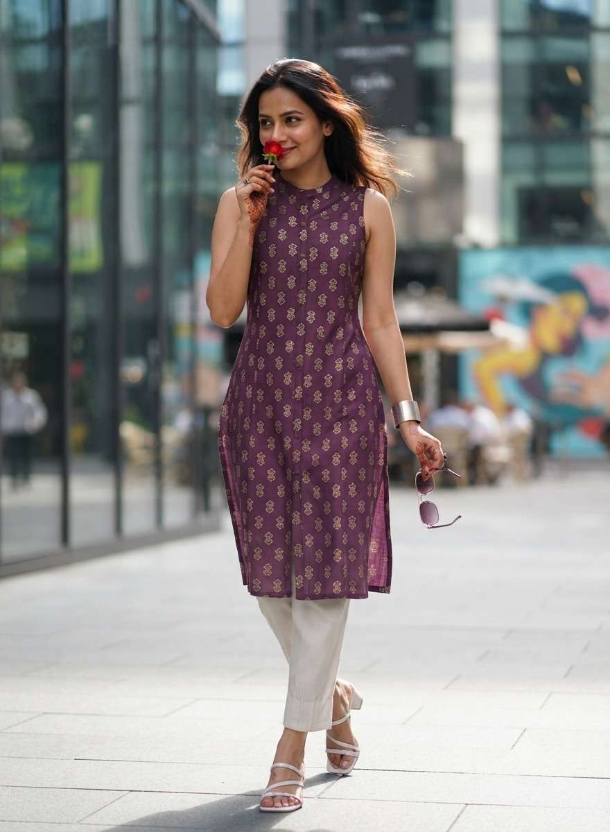GL FANCY WITH WORK KURTI CATALOGUE COMFORT REGULAR CLOTHING SUPPLIER BUY 